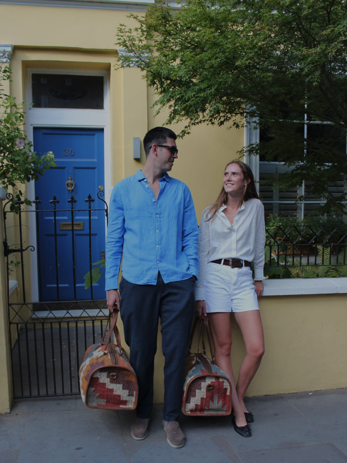 Bumbazi x Beaufort & Blake - How we styled Linen & Kilim for a London Summer